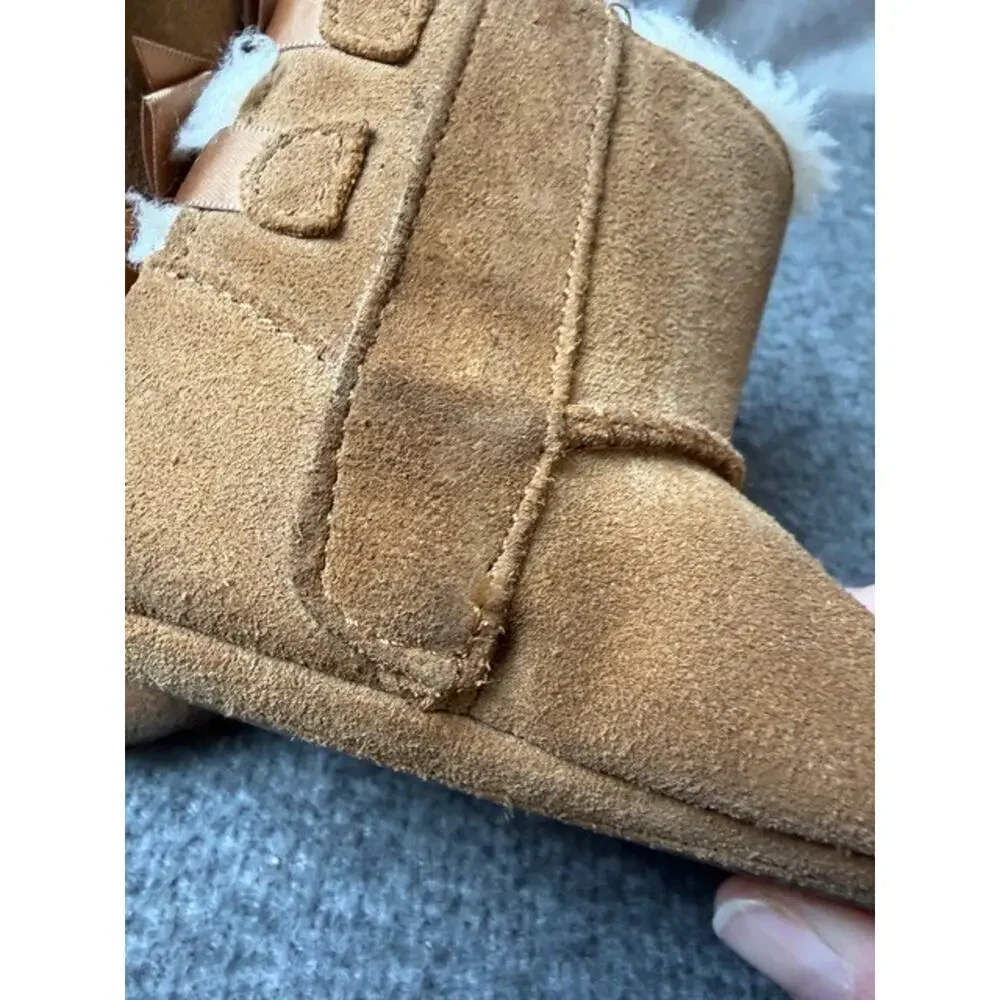 Children Unisex Boots UGG Kids Baby Bailey Bow US 04/06